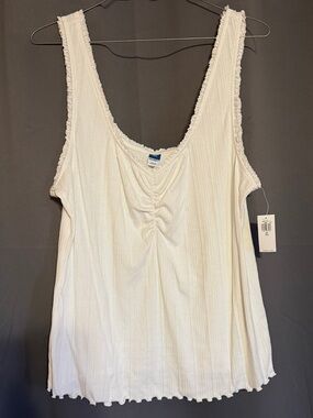Women's Lace-Trim Tank Top